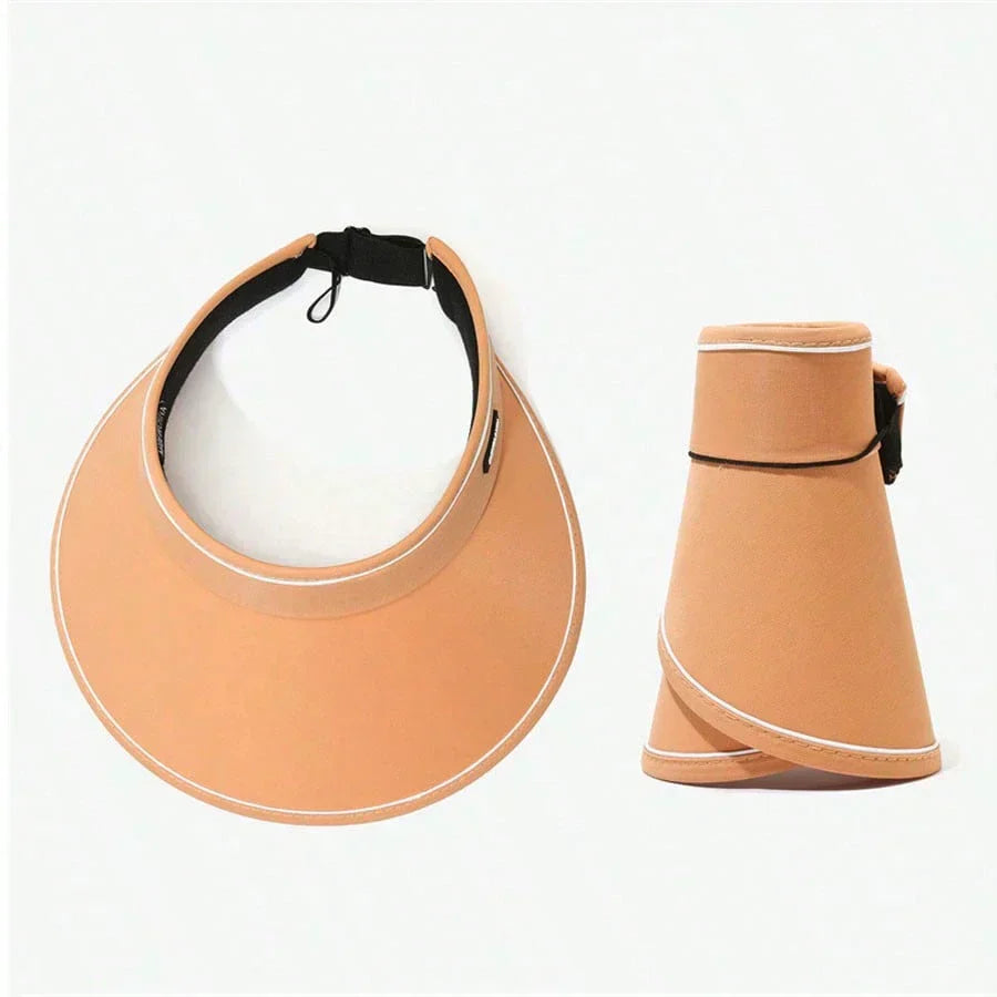 قبعة شمسية صيفية قابلة للطي للنساء