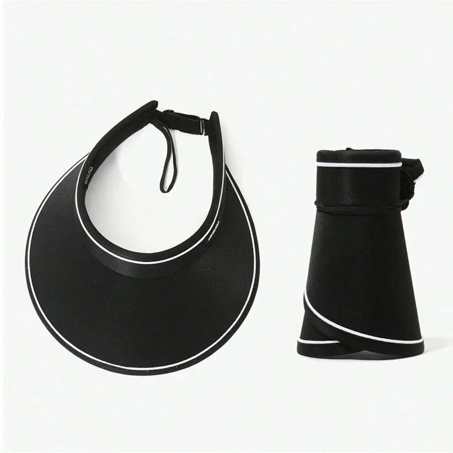 قبعة شمسية صيفية قابلة للطي للنساء