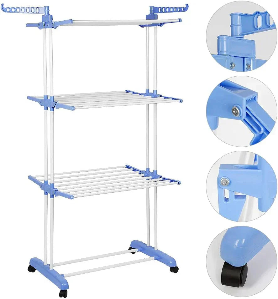 Séchoir à Linge Pliable