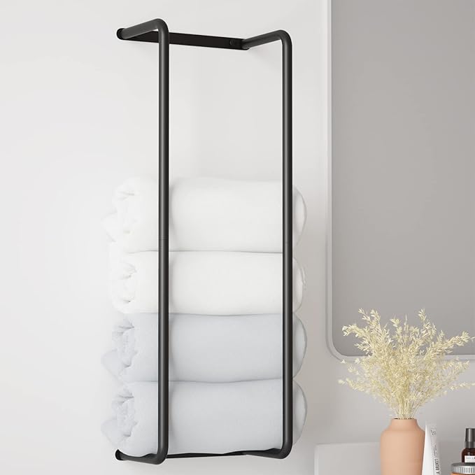 Porte-serviettes en forme d'épingle à cheveux, support de rangement pour serviettes