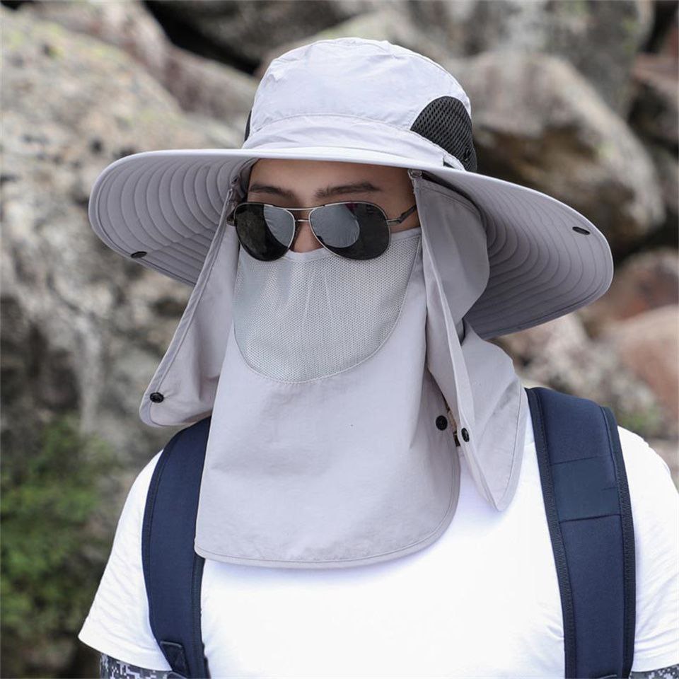 Chapeau de soleil, protection UV, visière amovible