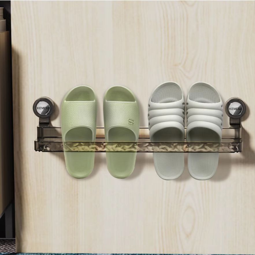 حامل أحذية مرحاض مزدوجة مزودة بشفاط دون ثقوب